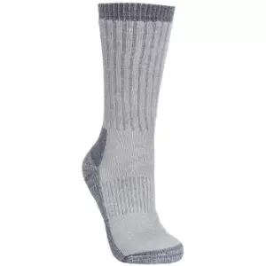 image of Trespass Mens Strolling DLX Walking Socks (7/11) (Grey Marl)