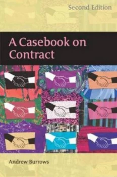 Image of A Casebook on Contract by Andrew Burrows Paperback