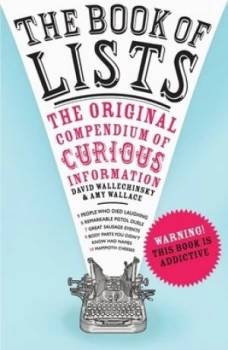 Image of The Book of Lists by Wallace Amy and Wallechinsky David Paperback