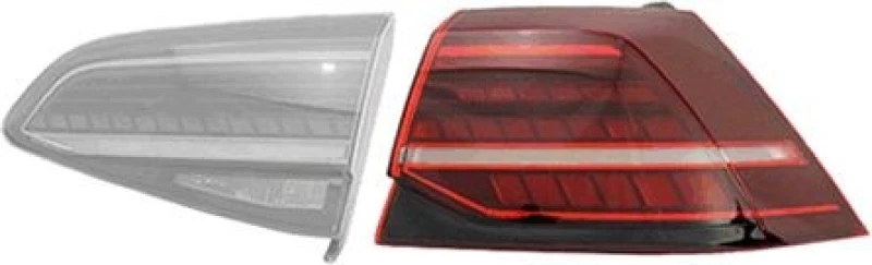 Image of VAN WEZEL Rear light VAN WEZEL 5775926