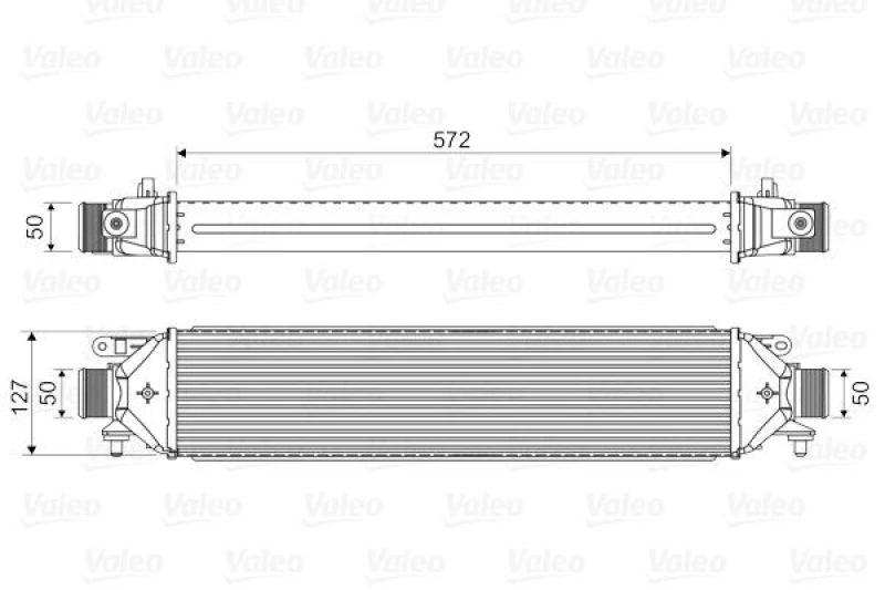 Image of Intercooler VALEO 818824