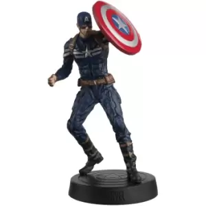 image of Eaglemoss Captain America Figurine with Magazine