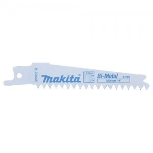 image of Makita Bi Metal Reciprocating Plasterboard Blades 100mm Pack of 5