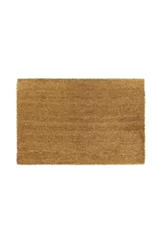 Eco Friendly Manor Plain Latex Backed Coir Entrance Door Mat 40 x 60 cm