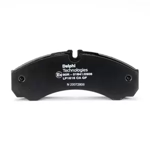 Image of DELPHI Brake pad set prepared for wear indicator LP1616 Brake pads,Brake pad set, disc brake RENAULT,IVECO,RENAULT TRUCKS