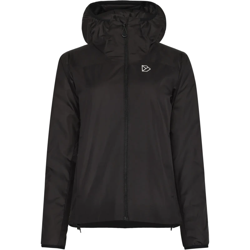 Image of Womens hooded jacket Didriksons Karix 2 Noir Female 36