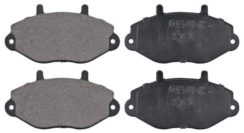 Image of A.B.S. 36785 Brake pad set without integrated wear sensor Brake Pad Set,disc brake (402)