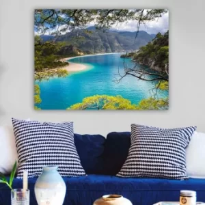 Image of 254492536_70100 Multicolor Decorative Canvas Painting