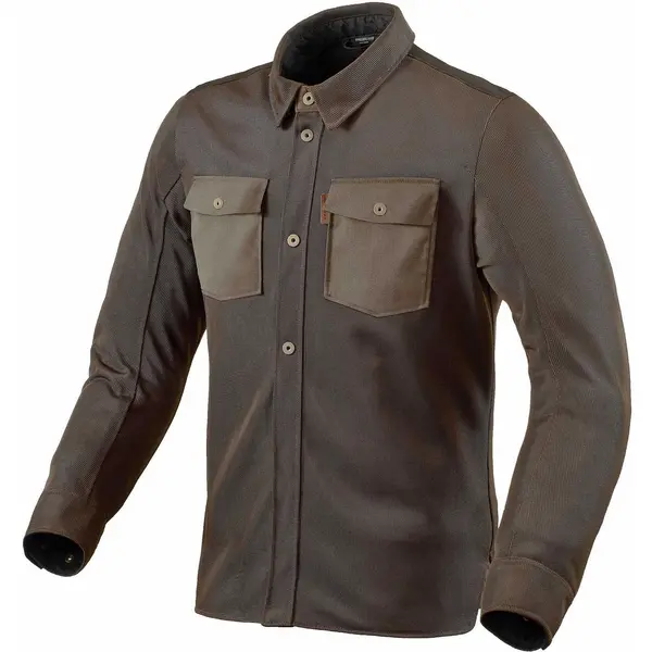 Image of REV'IT! Overshirt Tracer Air 2 Jacket Brown Size S