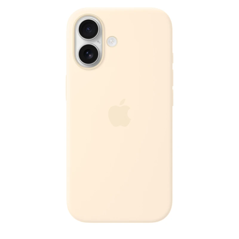 Image of Apple iPhone 17 Silicone Case with MagSafe - Vanilla MHVM4ZM/A