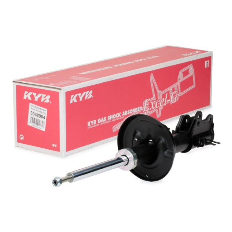 Image of KYB 3348004 Shock absorber Excel-G Front Axle Left, Gas Pressure, Twin-Tube, Suspension Strut, Top pin Shock Absorber (854)