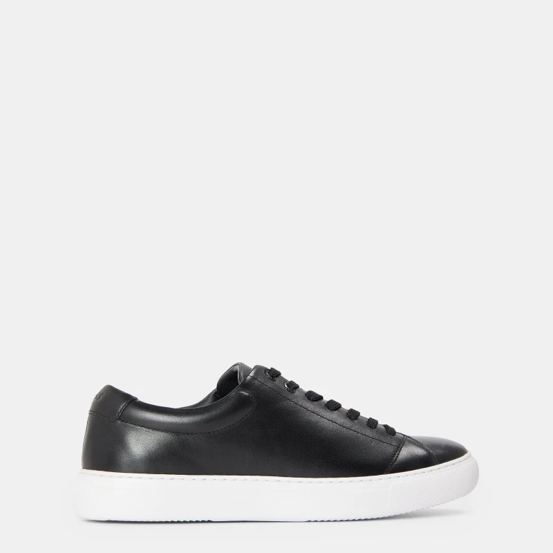 Image of Boss Mens Enlight Tenn Low-Top Trainers Black male 6 (40)