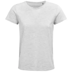 Image of SOLS Womens/Ladies Crusader Organic T-Shirt (3XL) (Ash)