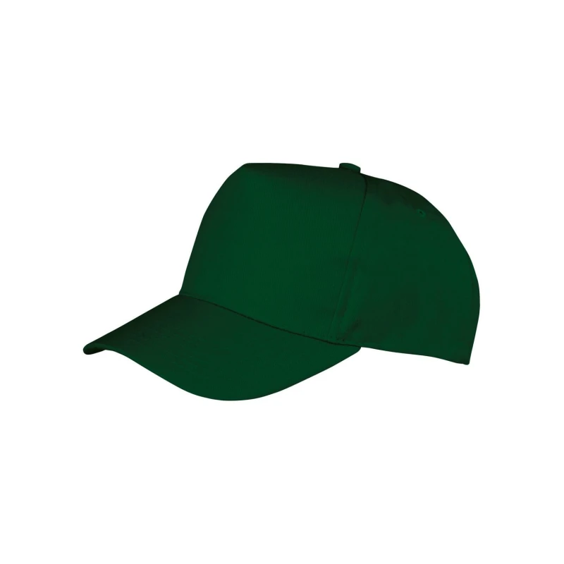 Image of Result Womens Plain Orange Cap in Bottle Green Bottle Green Female One Size