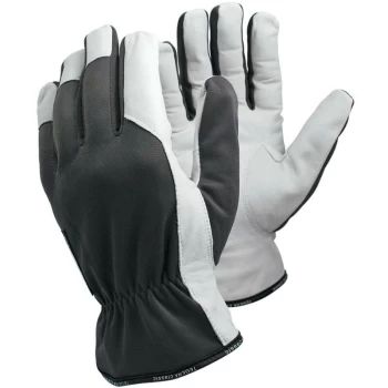 image of 115 Tegera Palm-side Coated Grey/White Gloves - Size 10 - Ejendals