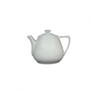 image of Royal Genware Contemporary Teapot White 92 cl32oz