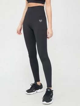 Image of Pink Soda Alley Tights - Black/Silver, Size 10, Women