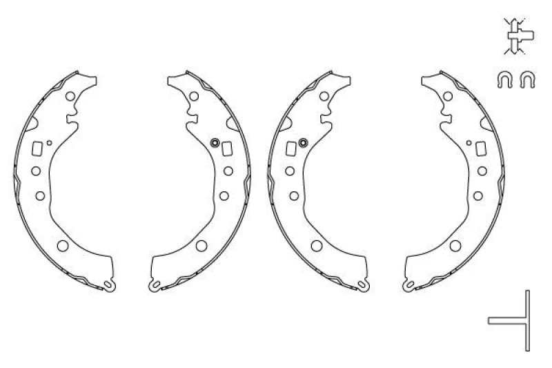 Image of Brake Shoe Set TRW GS8867
