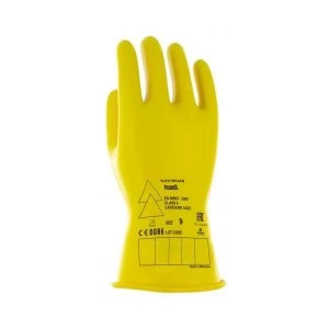 Image of Ansell Marigold E014Y Size L Electrician Class 0 Electrical Insulating Gloves Yellow
