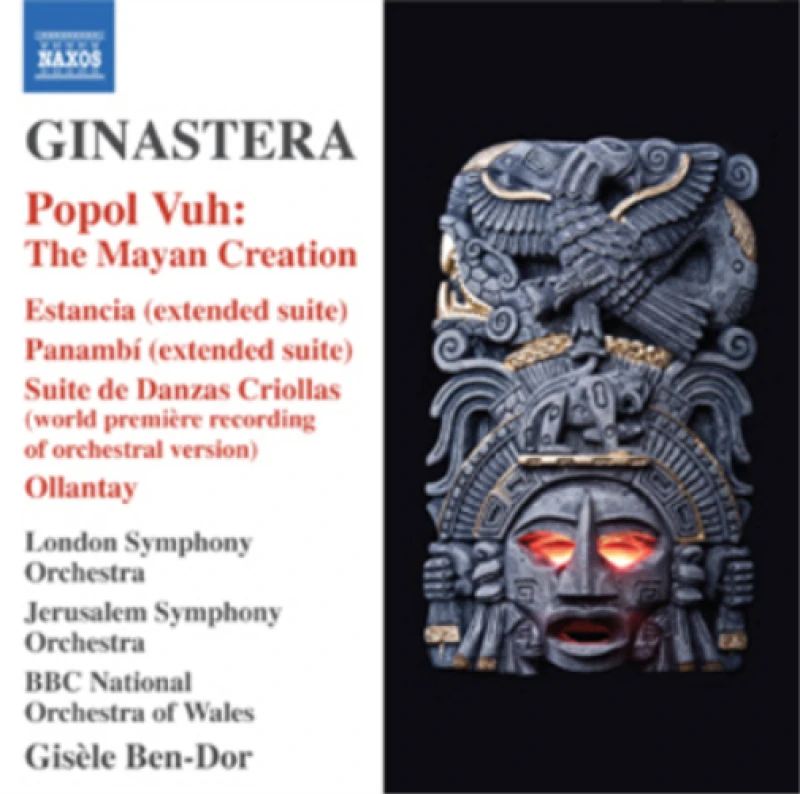 Image of RecordCityJP CD GINASTERA, A. - Ollantay/Popul Vuh/Five N 8570999 Naxos 2010 UK Classical Used