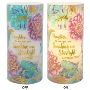 Image of Floral Flicker LED Candle Daughter