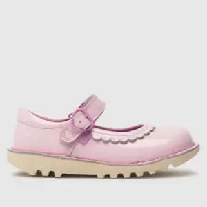 Image of Kickers Pale Pink Kick Mj Love Girls Toddler Shoes