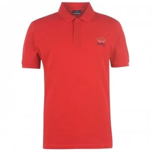 image of Paul And Shark Crew Polo - Red 577