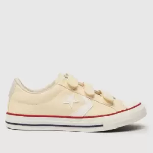 Image of Converse Beige Star Player Ev 3v Junior Trainers