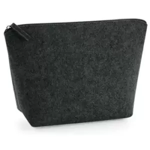 image of Accessory Bag (M) (Charcoal Melange) - Bagbase