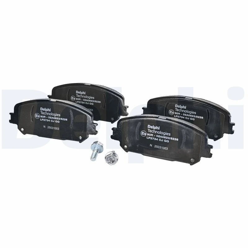 Image of DELPHI Brake pad set DELPHI LP3734