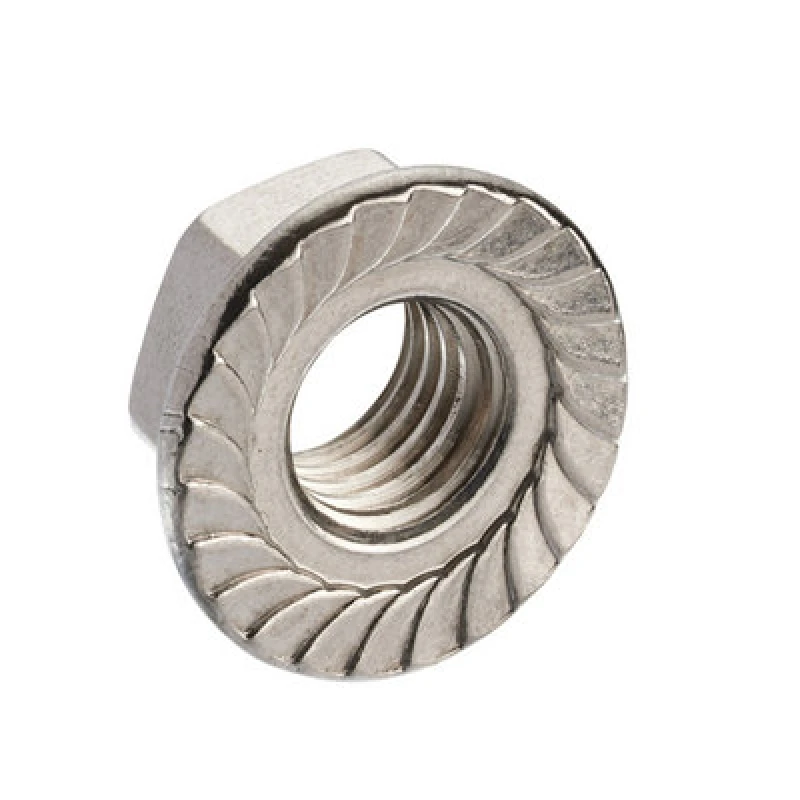 Image of Unifix A2-304 Serrated Flange Nuts M6 X 1.00 - Q206923S00600000000