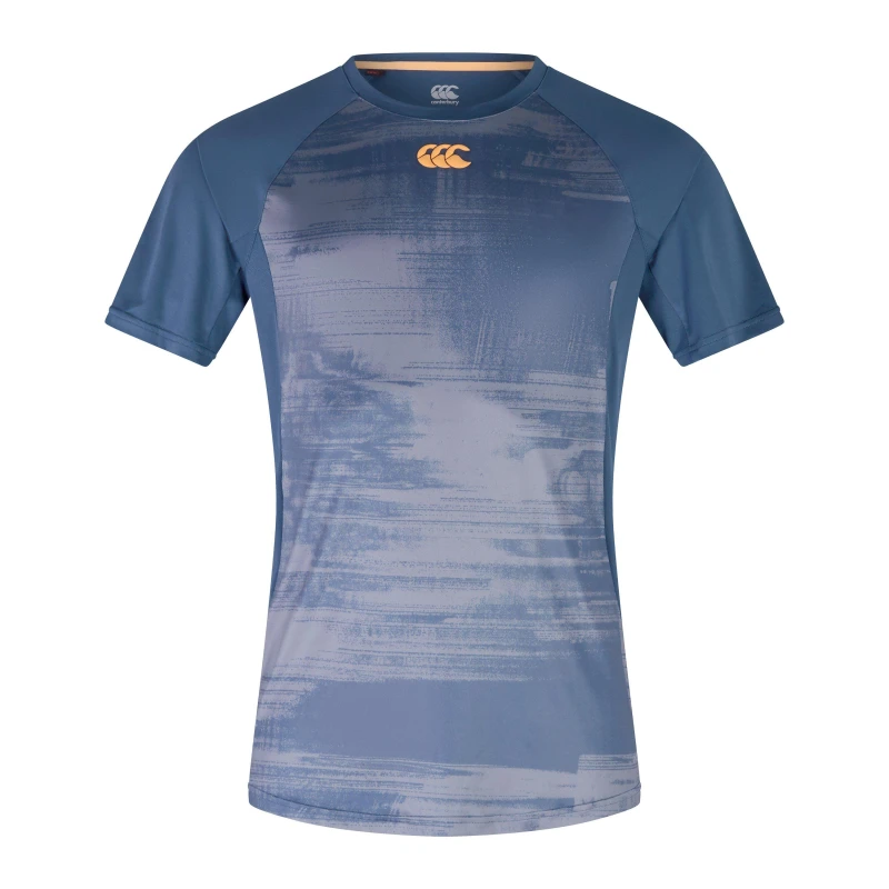 Image of Canterbury Mens Vapodri Super Light Training T-Shirt Navy male L
