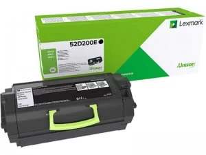 image of Lexmark 52D200E Black Laser Toner Ink Cartridge