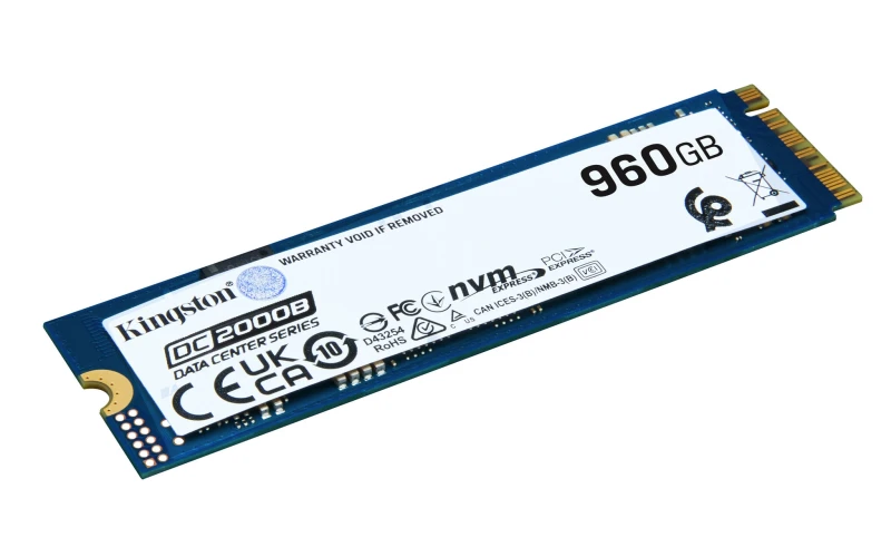 Image of 960GB Kingston DC2000B M.2 2280 PCI Express 4.0 x4 NVMe Solid State Drive