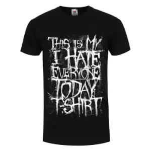 image of Grindstore Mens This Is My I Hate Everyone Today T-Shirt (L) (Black)