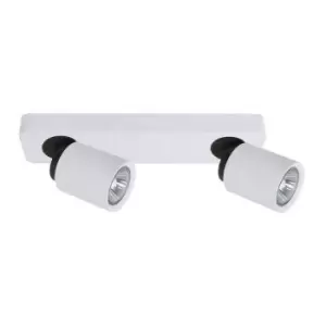 Image of Netlighting Modern Spotlights White 2 Light with White Shade, GU10