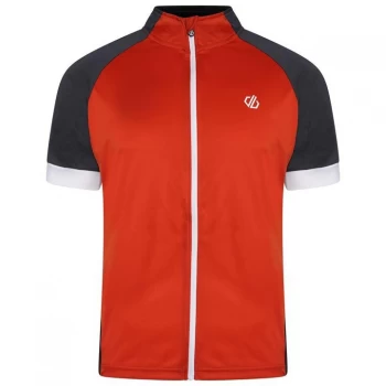 image of Dare2B Protraction Jersey Cycling Top - TrlBlz/Ebony