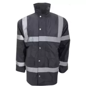 Image of Yoko Mens Workwear Security Jacket (XL) (Black) - Black