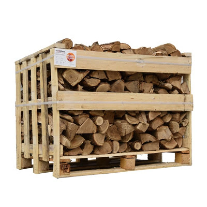 Image of Ecoblaze Kiln Dried Oak Firewood Logs Standard Crate KDOAKSTND – Hardwood Fuel Ready To Burn, Brown KDOAKSTND