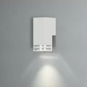 Image of Konstsmide Pollux Outdoor Modern 2 Line Down Wall Light White GU10, IP44