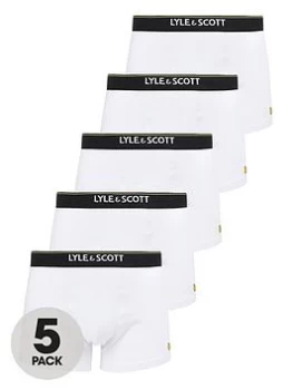 Image of Lyle & Scott Jackson 5 Pack Trunk - White Size M Men