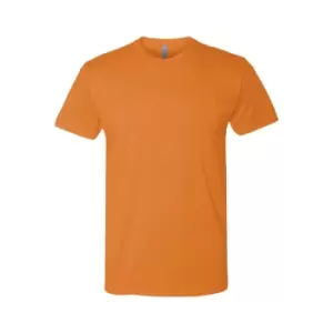 image of Next Level Adults Unisex CVC Crew Neck T-Shirt (3XL) (Orange)