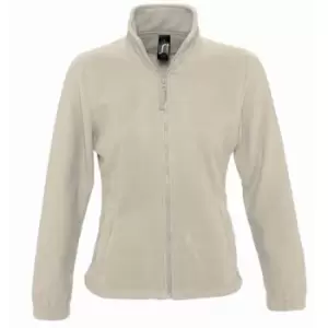 Image of SOLS Womens/Ladies North Full Zip Fleece Jacket (M) (Rope)