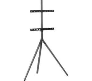 Image of ONE FOR ALL WM 7461 873mm TV Stand with Bracket - Titanium Grey, Silver/Grey