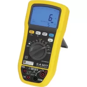 image of Chauvin Arnoux C.A 5277 Handheld multimeter Digital Splashproof (IP54) CAT III 1000 V, CAT IV 600 V Display (counts): 6000