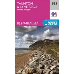 image of Taunton & Lyme Regis, Chard & Bridport by Ordnance Survey (Sheet map, folded, 2016)