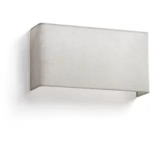 Faro Otton Rectangle Horizontal Linen Wall Lamp 2L