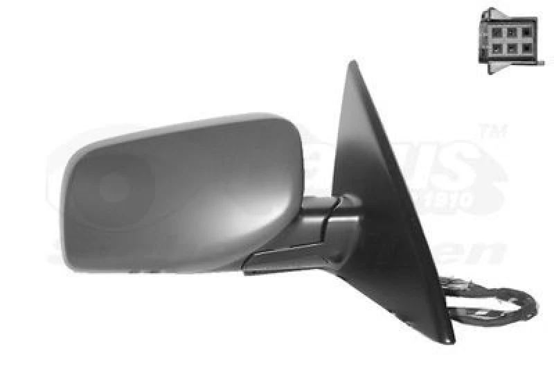 Image of VAN WEZEL Wing mirror VAN WEZEL 0655808
