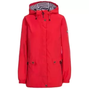 image of Trespass Womens/Ladies Flourish Waterproof Jacket (M) (Red)