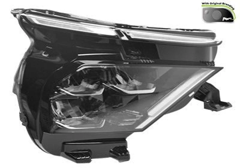 Image of VAN WEZEL Headlight VAN WEZEL 0989966V
